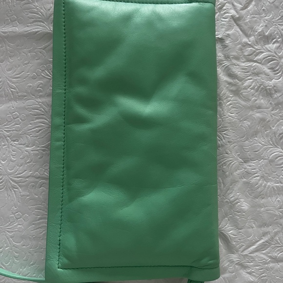 Salvatore Ferragamo Viva Mini Leather Shoulder Bag in Fresh Mint Green - Picture 14 of 15